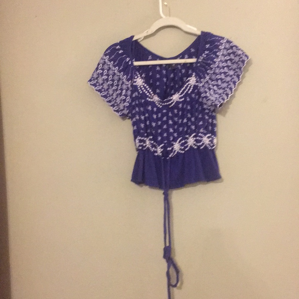 Crop top gorgeous blue